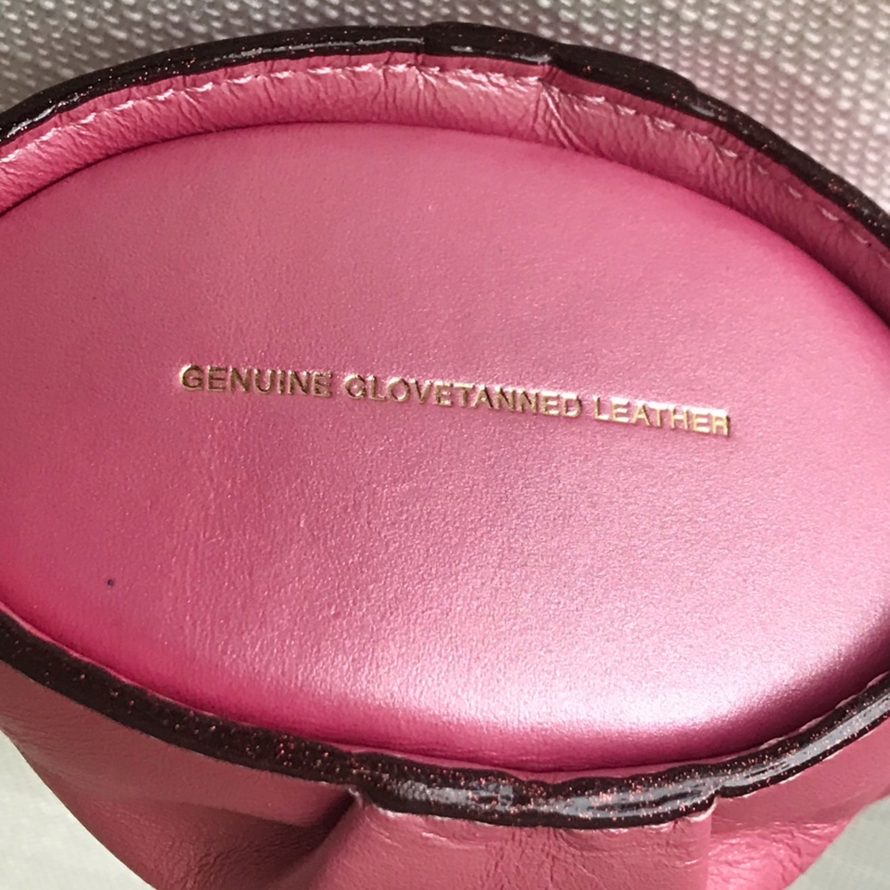 Coach Uni Coin Case, Pink Leather Unicorn Bag Charm Coin Case - Picture 10 of 16